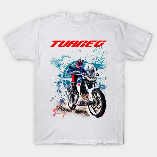 Aprilia touareg 660 T-Shirt by EvolutionMotoarte